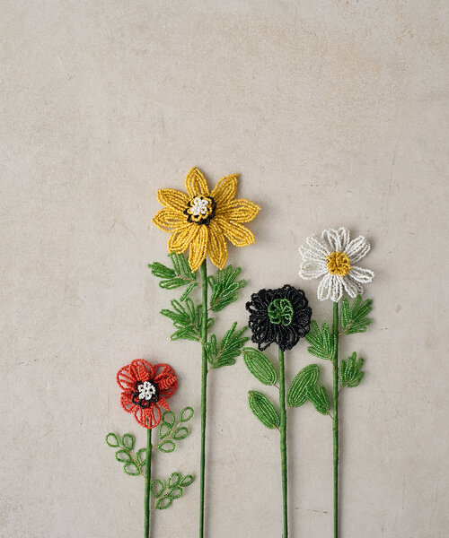 BIRTHDAY BAR（バースデイバー） 花瓶 「SAHIR サヒール」Beads flower 