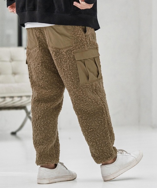 CAMBIO（カンビオ） カーゴパンツ mp13864-Poodle Like Boa Switch