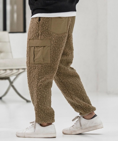 CAMBIO（カンビオ） カーゴパンツ mp13864-Poodle Like Boa Switch