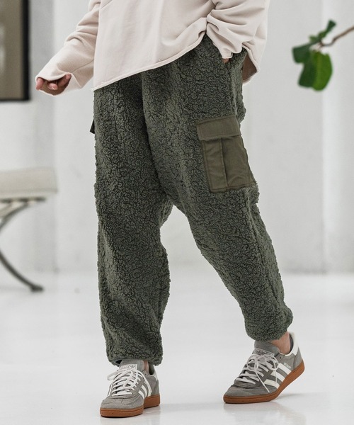 CAMBIO（カンビオ） カーゴパンツ mp13864-Poodle Like Boa Switch