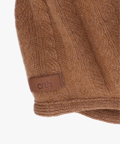 arth（アース） ニット帽 ニットキャップ Ca5 Fringe Guide Knit