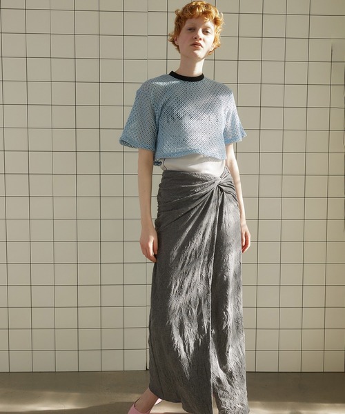 MAISON SPECIAL 「MAISON SPECIAL」 半袖カットソー FREE ブラック