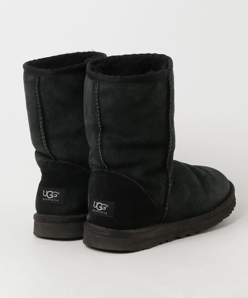 「UGG」 ムートンブーツ 25cm ブラック レディース_画像2