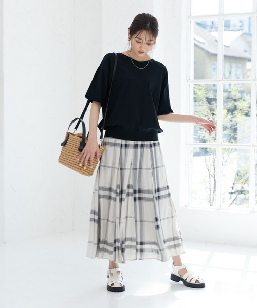 GLOBAL WORK - めぐっち。 GLOBAL WORK 「GLOBAL WORK」 長袖ニット MEDIUM ブラック系