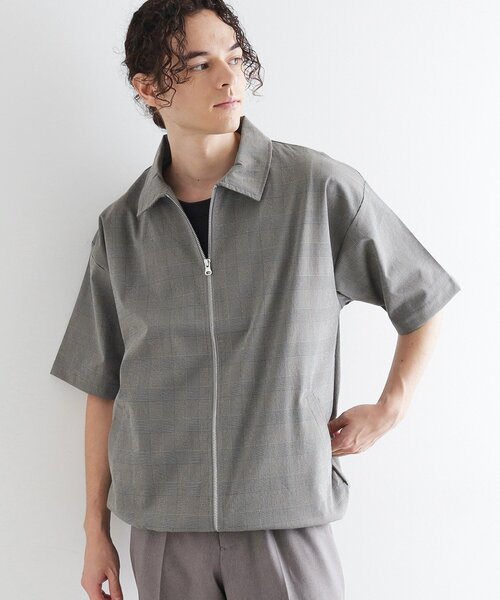 tk.TAKEO KIKUCHI（ティーケータケオキクチ） シャツ 半袖 チェック