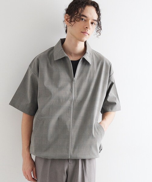 tk.TAKEO KIKUCHI（ティーケータケオキクチ） シャツ 半袖 チェック