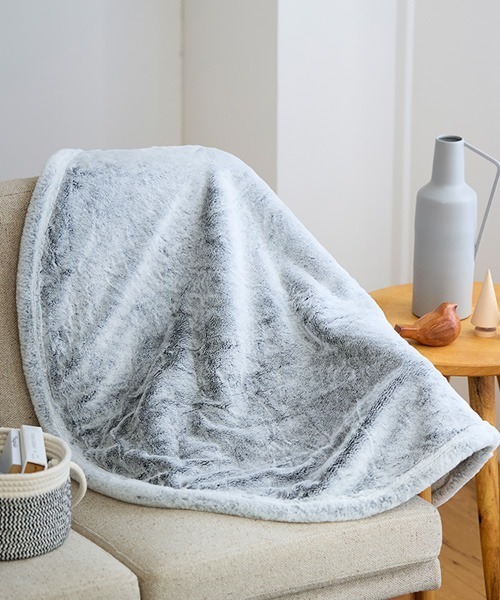 ブランケット まるで猫！のようなモフモフラウンドブランケット 吸湿