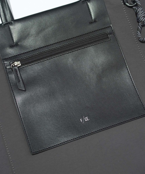 K05326T1 超美品 F/CE. TECH LEATHERトートバッグ F/CE. トートバッグ TECH LEATHER TOTE / エフシーイー テック