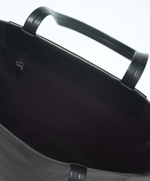 F/CE / トートバッグ/--/BLK/無地 F/CE.（エフシーイー） トートバッグ F/CE. TECH LEATHER TOTE