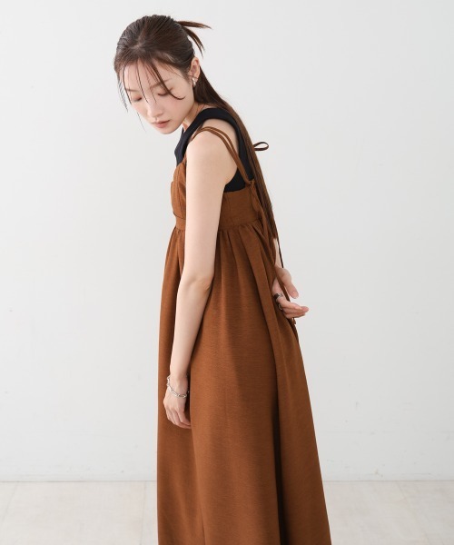 BAB（バブ） ワンピース 「S・Mサイズ展開」ビスチェライクフレア