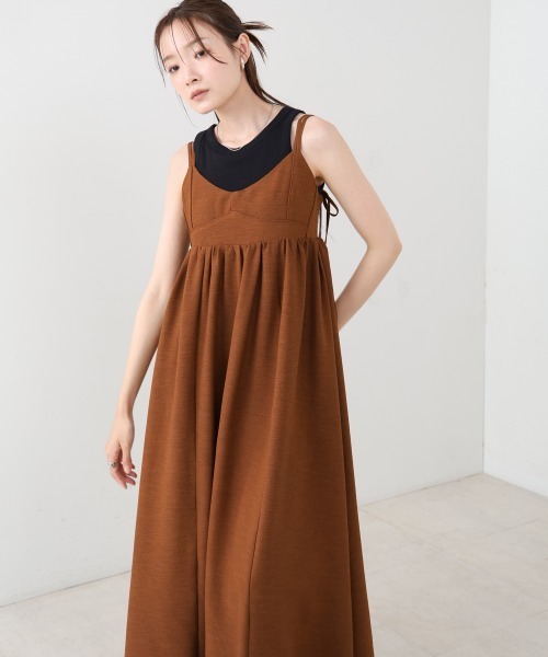 BAB（バブ） ワンピース 「S・Mサイズ展開」ビスチェライクフレア