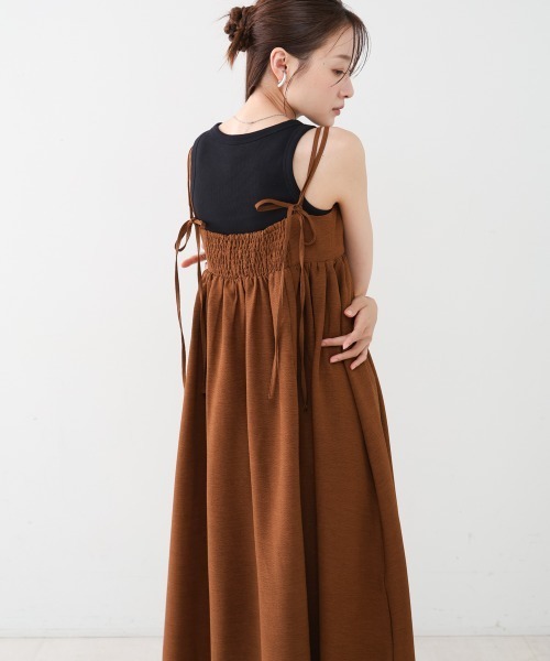 BAB（バブ） ワンピース 「S・Mサイズ展開」ビスチェライクフレア