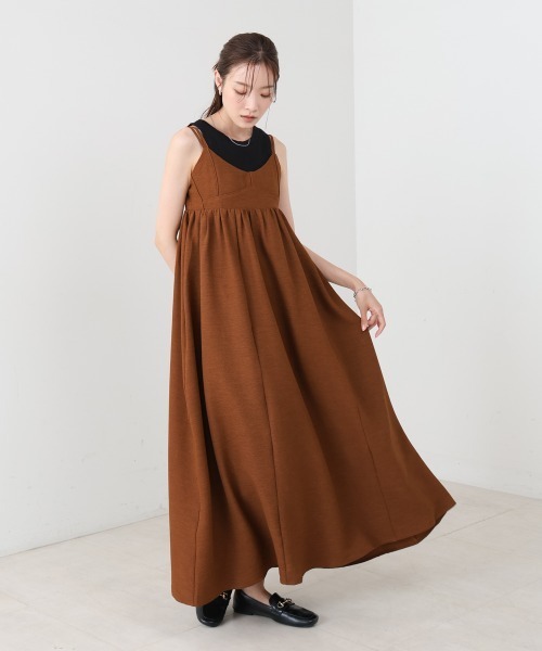 BAB（バブ） ワンピース 「S・Mサイズ展開」ビスチェライクフレア