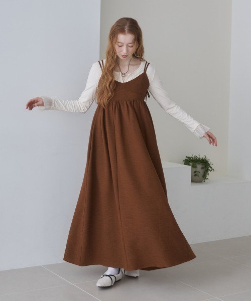 BAB（バブ） ワンピース 「S・Mサイズ展開」ビスチェライクフレア