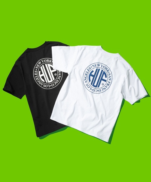 「HUF」 半袖Tシャツ SMALL アッシュグレー メンズ