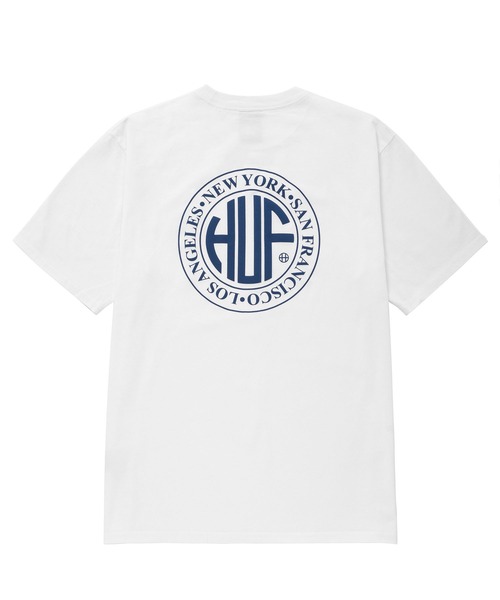 「HUF」 半袖Tシャツ SMALL アッシュグレー メンズ