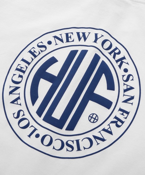 「HUF」 半袖Tシャツ SMALL アッシュグレー メンズ