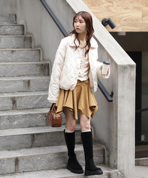 新品正規品【V12/size L】フリース　ハイブリッド　キルティングアウター 裏ボアキルティングジャケット | FREE'S MART（フリーズマート