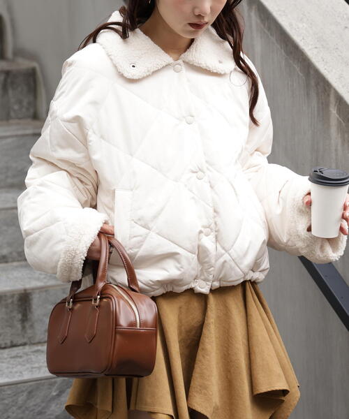 FREE'S MART（フリーズマート） ブルゾン アウター 裏ボアキルティング