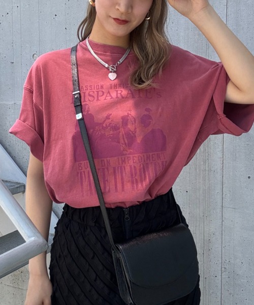 「JEANASIS」 7分袖カットソー LARGE グレー レディース