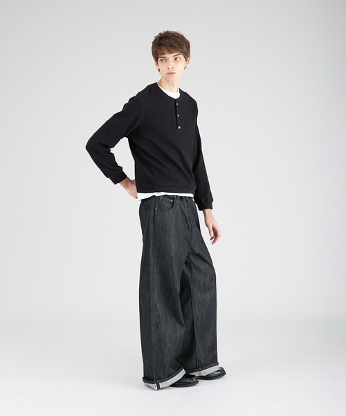 Regen Glanz ヘンリーネックスウェット　完売品 Regen Glanz（レーゲングランツ）の「henry neck sweatshirt