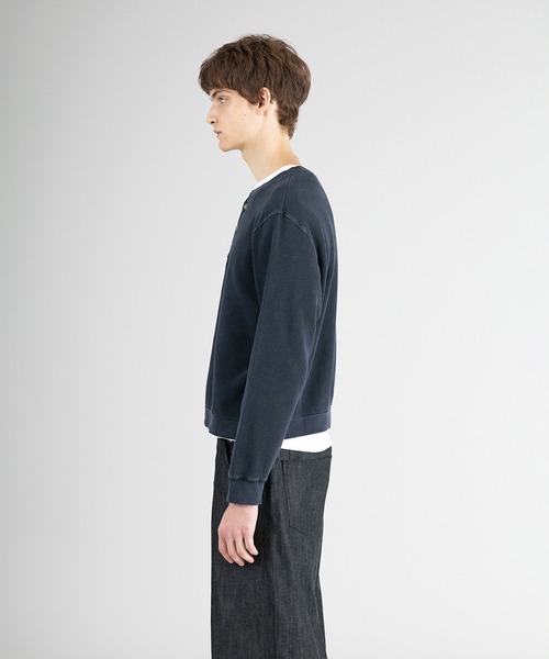 Regen Glanz tシャツ thermal henryneck longsleeve T‐shirt/サーマル