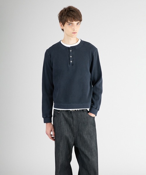 Regen Glanz tシャツ thermal henryneck longsleeve T‐shirt/サーマル