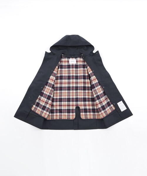 ステンカラーコート コート 3層ブロードボンディング WELLINGTON HOOD short「ウェリントンフードショート」 メンズの画像