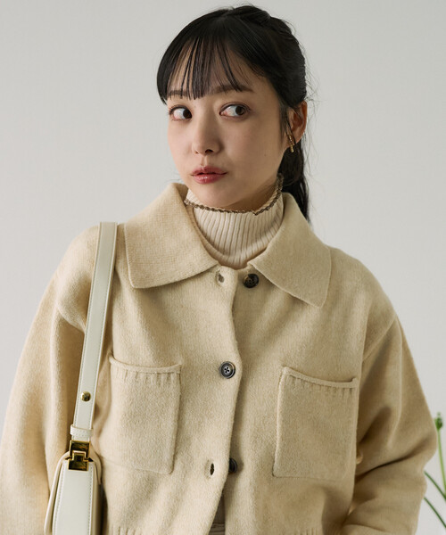 FREAK'S STORE（フリークスストア） カーディガン 襟付き ポケット