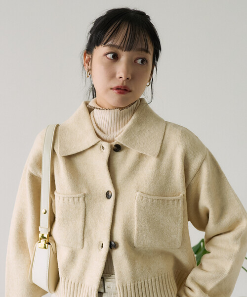 FREAK'S STORE（フリークスストア） カーディガン 襟付き ポケット