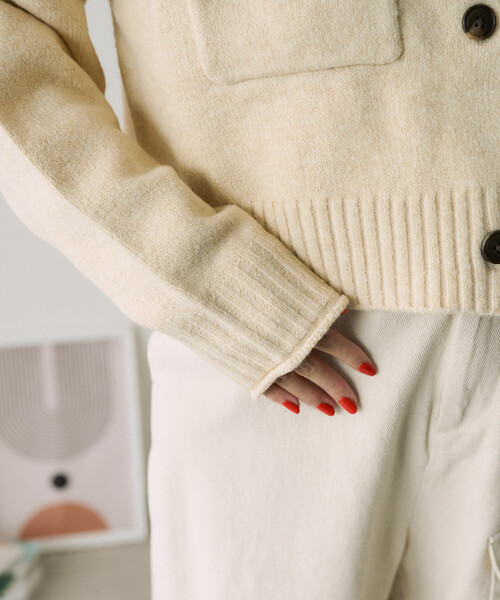 FREAK'S STORE（フリークスストア） カーディガン 襟付き ポケット