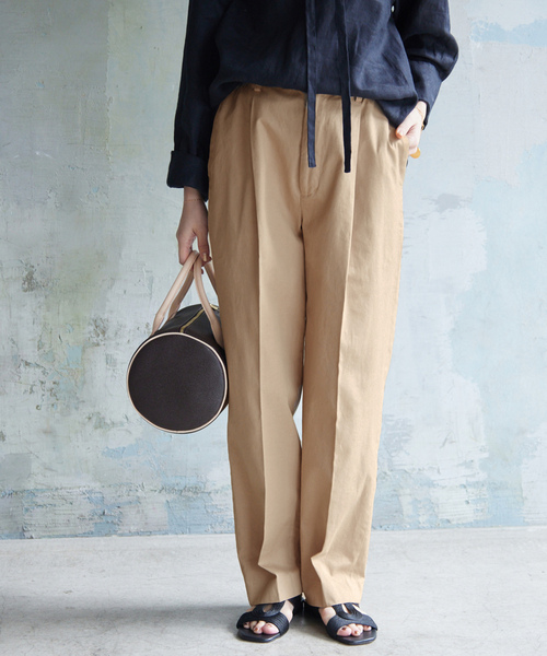 「SLOBE IENA」 チノパンツ 36 ベージュ レディース