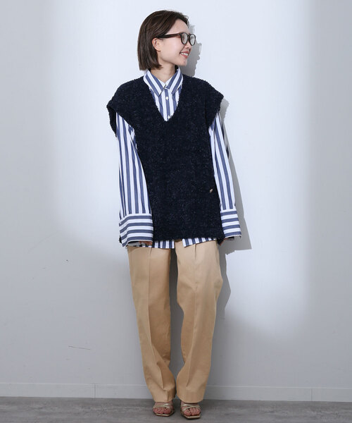 「SLOBE IENA」 チノパンツ 36 ベージュ レディース