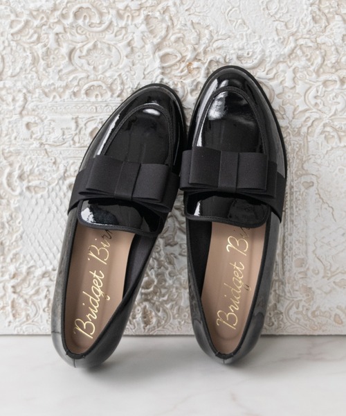 ローファー 「Bridget Birkin」グログランリボンレインローファー(554030) レディース