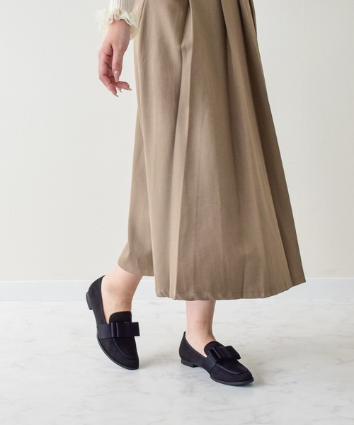 ローファー 「Bridget Birkin」グログランリボンレインローファー(554030) レディース