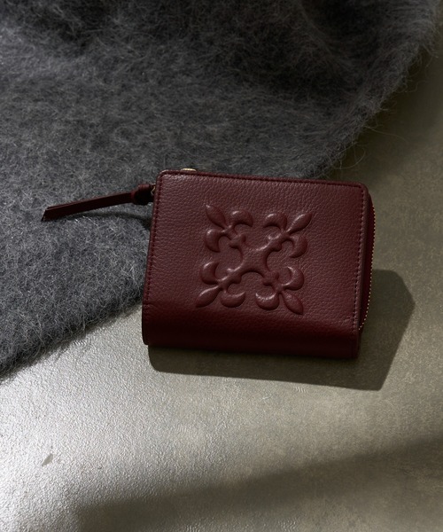 russet（ラシット） 二つ折り 二つ折り財布 財布 エンボスモノグラム