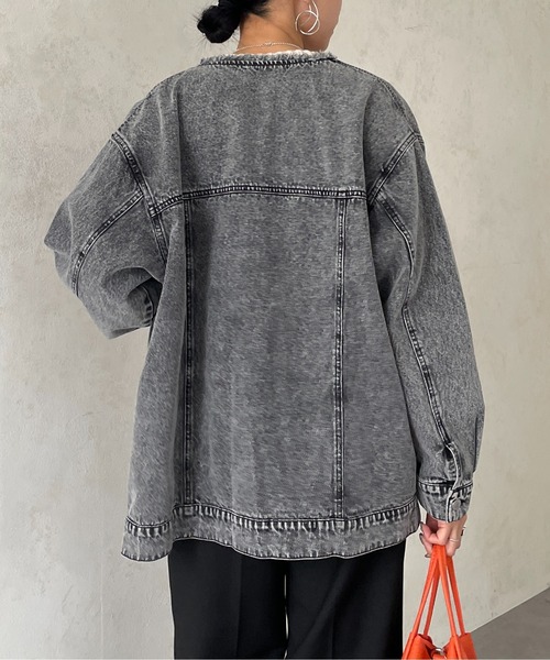 Thevon（ゼヴォン） デニムジャケット FREE オフホワイト レディース