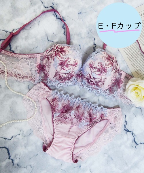 Sanei ブラジャー ショーツセット 「EFサイズ」待望のEFサイズ