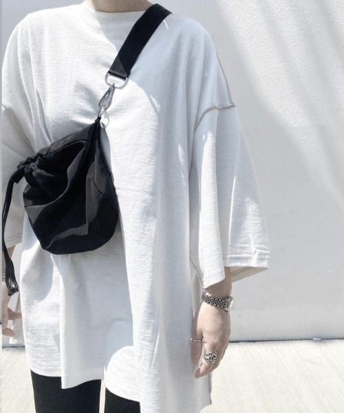 「YACA」 半袖Tシャツ FREE ブラック レディース_画像6