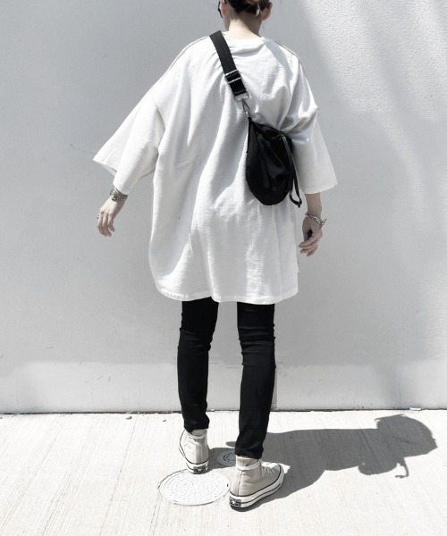 「YACA」 半袖Tシャツ FREE ブラック レディース_画像7