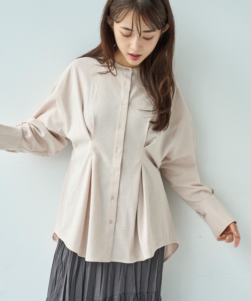 コーデュロイチュニックシャツ

Ray Cassin BAYFLOW（ベイフロー） ブラウス シャツ 「スリット風に開閉可能