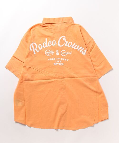 「RODEO CROWNS WIDE BOWL」 半袖シャツ FREE ライトカーキ レディース_画像2