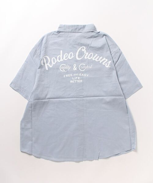 「RODEO CROWNS WIDE BOWL」 半袖シャツ FREE ライトカーキ レディース_画像4