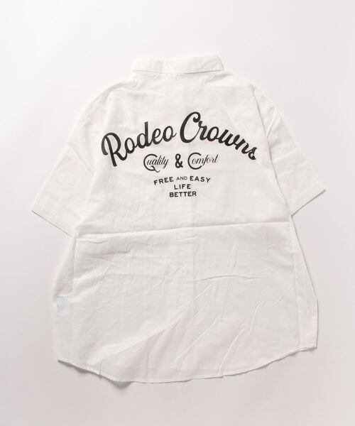 「RODEO CROWNS WIDE BOWL」 半袖シャツ FREE ライトカーキ レディース_画像5