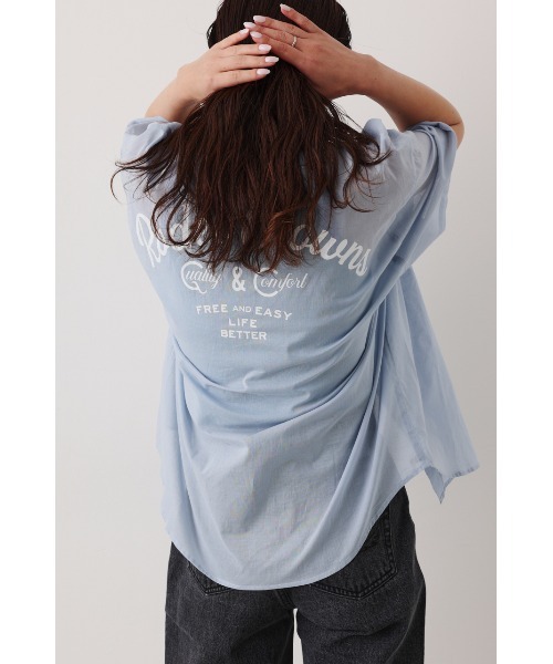 「RODEO CROWNS WIDE BOWL」 半袖シャツ FREE ライトカーキ レディース_画像9