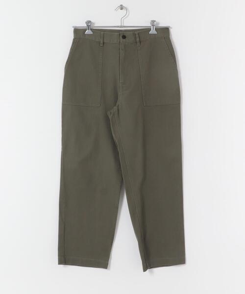 fundamental items ベイカーパンツ　オリーブ ITEMS URBANRESEARCH（アイテムズ アーバンリサーチ） パンツ ベイカー