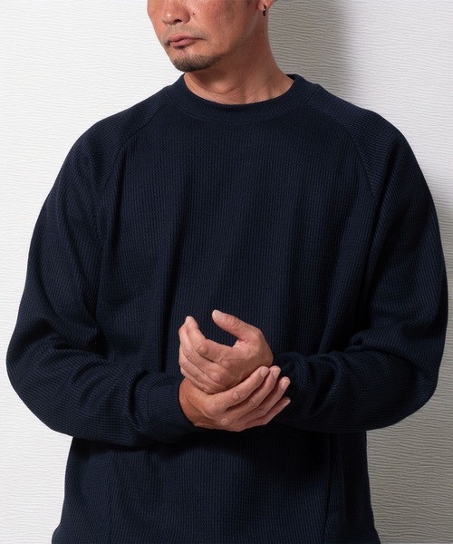 BAYBLO tシャツ (SA) 裏起毛 ワッフル 長袖 Tシャツ メンズ : ZOZOTOWN