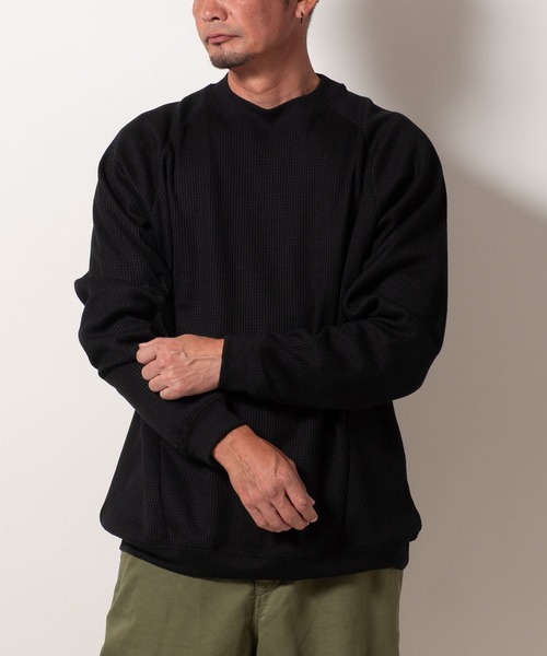 BAYBLO tシャツ (SA) 裏起毛 ワッフル 長袖 Tシャツ メンズ : ZOZOTOWN