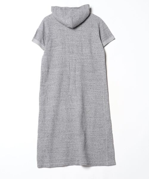 「GYMPHLEX」 ワンポイント半袖ワンピース 14 グレー レディース_画像2