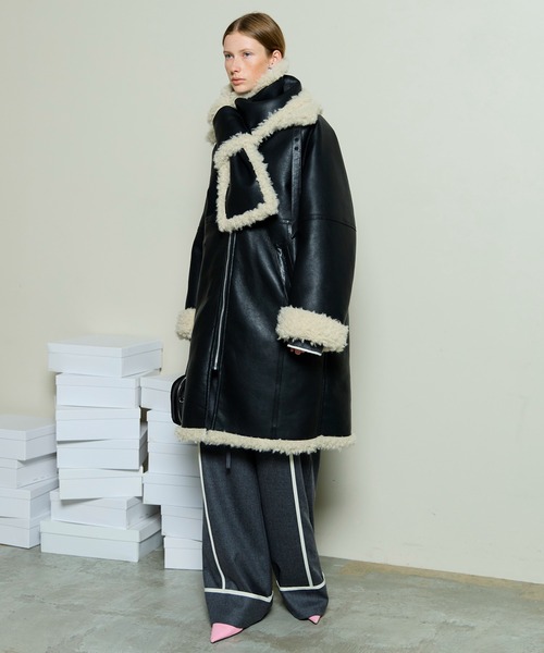 MAISON SPECIAL（メゾンスペシャル） ムートンコート ボアコート